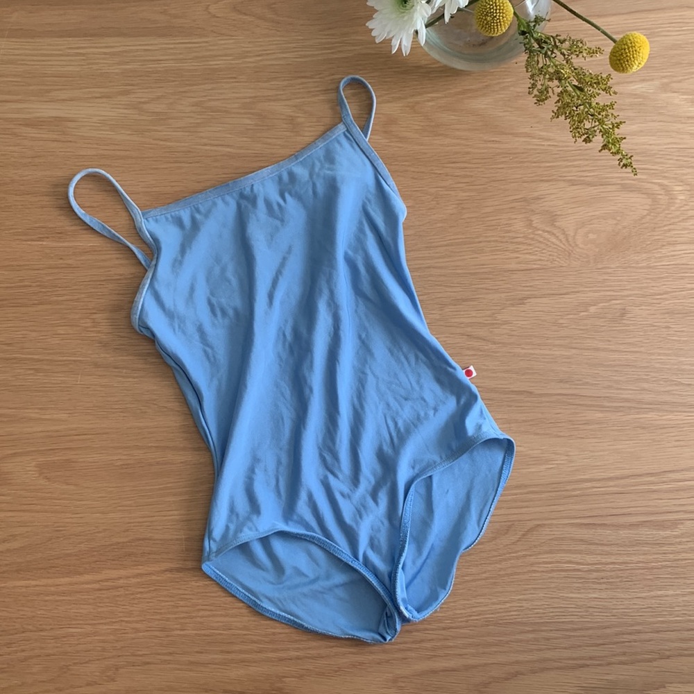Yumiko leotard XS light blue. Like new!